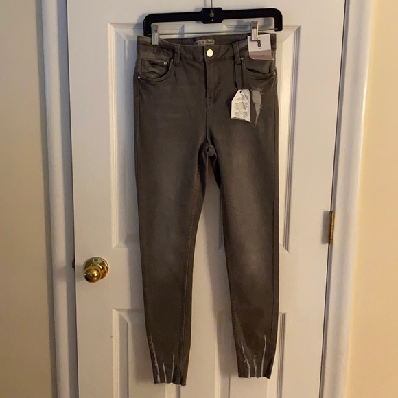 Gray Demin Jeans - Picture 1 of 7